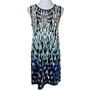 Banana Republic Factory Liquid Knit Dress Women's Petite Small Artsy Minimalism